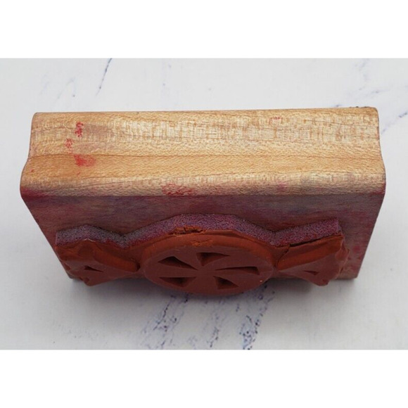 Peppermint Candy Christmas Starlight Mint Hot Potatoes Wood Mounted Rubber Stamp - Picture 2 of 7